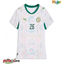 Camiseta Senegal Pape Gueye #26 Primera Equipación para mujer Mundial 2026 manga corta